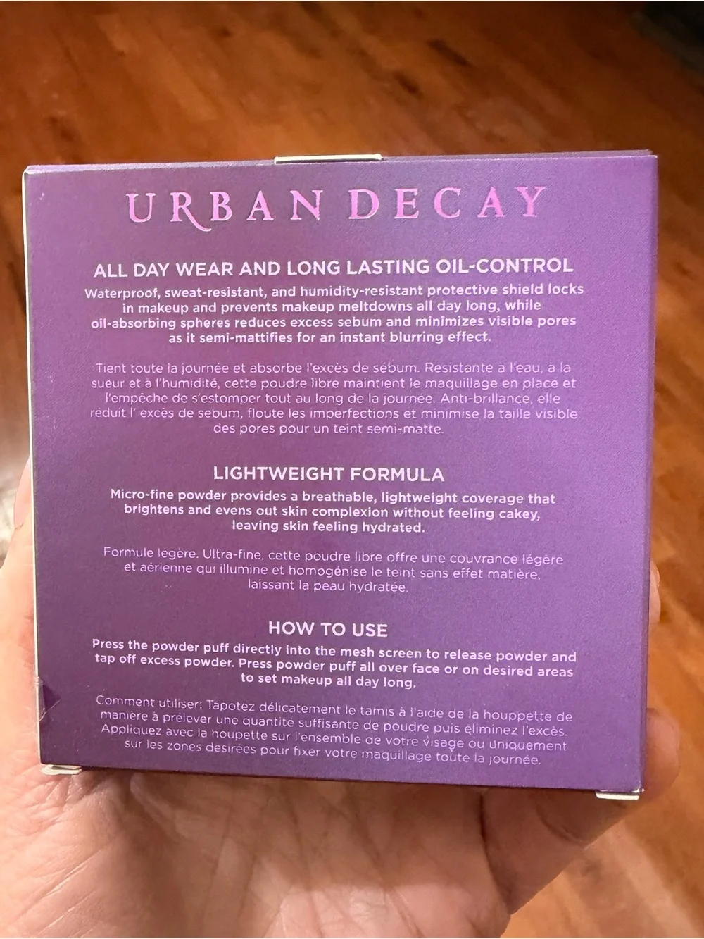 Urban Decay all-nighter loose setting powder- Translucent